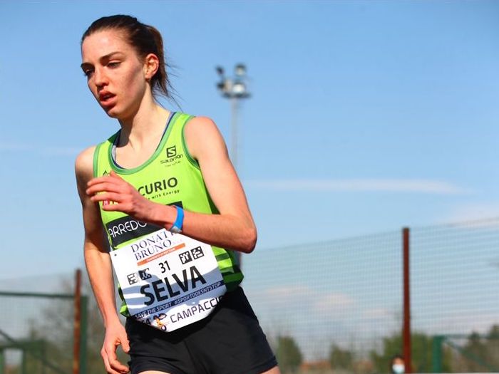 Giovanna Selva in raduno con la Nazionale di mezzofondo a La Spezia
