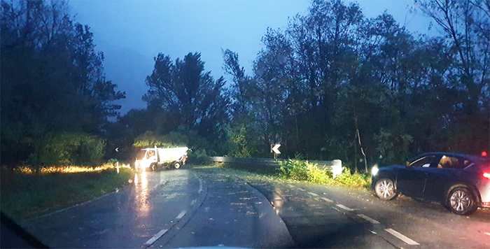 uscita superstrada pioggia
