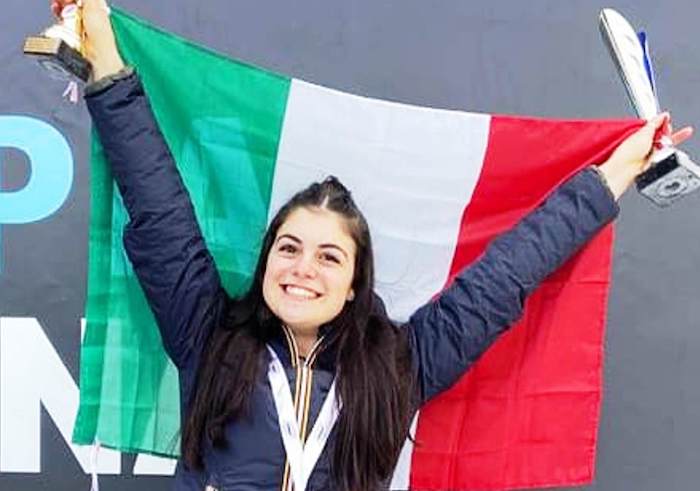 Alessia Crippa terza ai campionati italiani estivi di spinta a Cortina