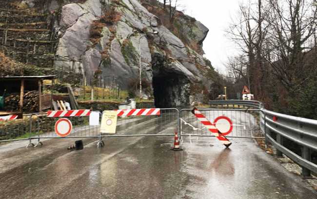 Riprendono i lavori in galleria ‘Pontemaglio’ sulla statale 659 “di valle Antigorio e val Formazza”