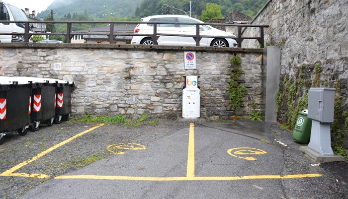 Attivata in valle Anzasca la prima colonnina per la ricarica di auto elettriche