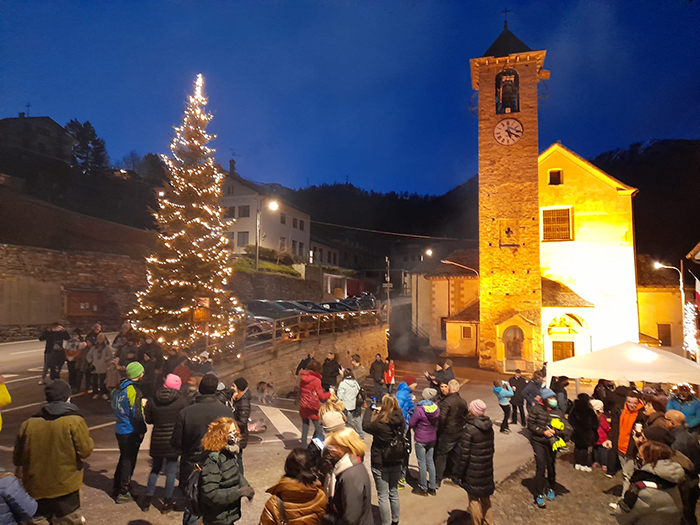 Accensione dell'albero di Natale a San Lorenzo di Bognanco