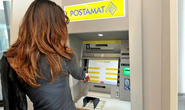 posta poste bancomat ATM