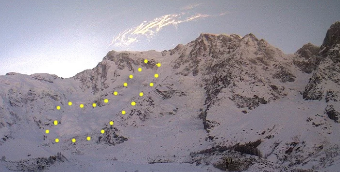 Il Monte Rosa e le valanghe di novembre - Video 