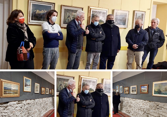 Un docufilm sulla vita di Carlo Bossone, regista Marzio Bartolucci. Inaugurata la mostra alla soms domese