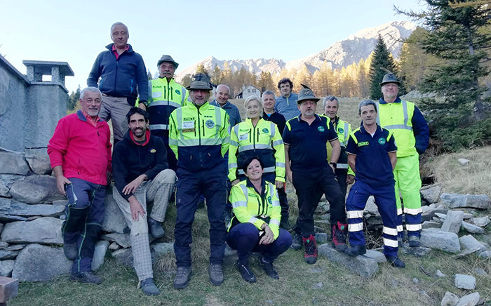 Recupero e pulizia delle antiche postazioni militari in Val Bognanco con Alpini e Protezione Civile