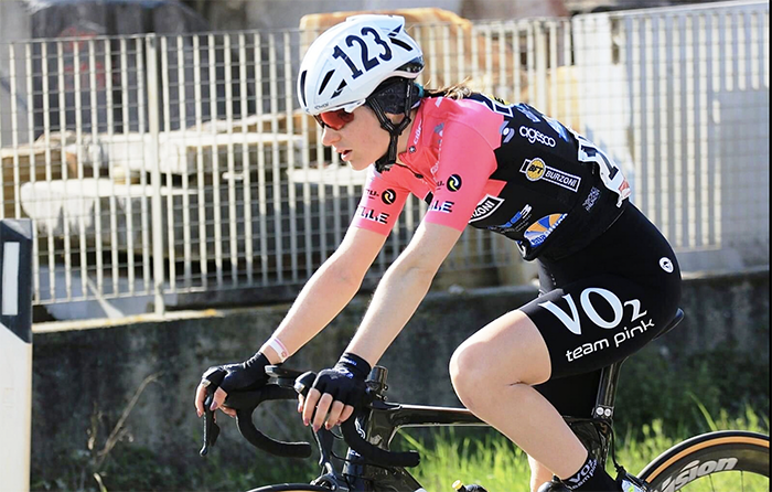 Francesca Barale col VO2 Team Pink argento nel campionato italiano cronosquadre