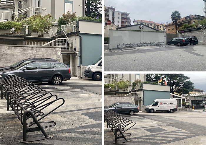 Domo: spostate le rastrelliere porta-biciclette. Da Piazza Matteotti al terminal autobus 