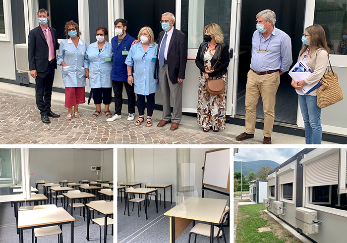 Liceo Spezia: si stacca lastra dal soffitto dell'aula prefabbricata, interpellanza del Pd