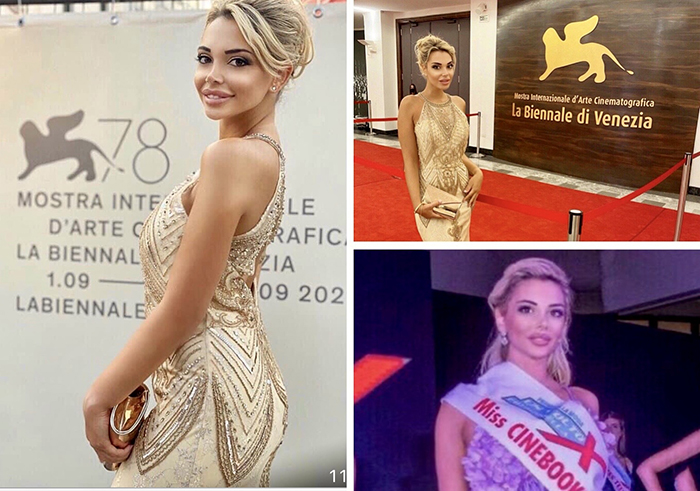 Dalla Biennale di Venezia al concorso di Fiuggi... La modella ossolana Selena Russo ora è anche Misss Cinebooking