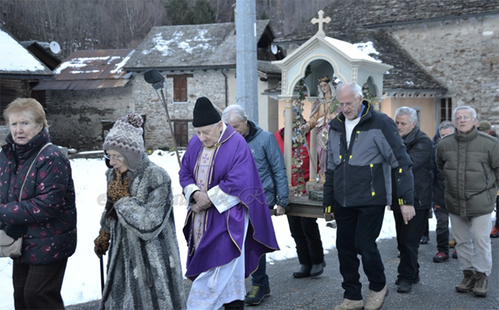 A Pestarena la celebrazione di Santa Barbara, patrona dei minatori. Foto