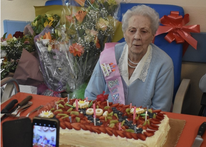 Festa alla Casa di riposo di Vanzone per i 100 anni di Iolanda Falcioni. Foto