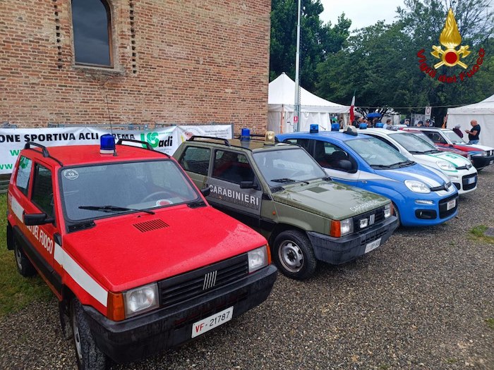 Anche la Panda dei Vigili del Fuoco del VCO al raduno mondiale di Pandino 