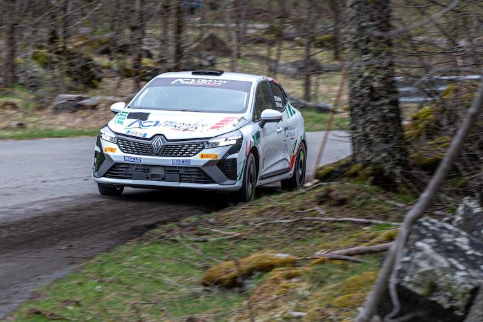 Test rally sulle strade di Antrona per il pre gara del campionato Ciar Junior