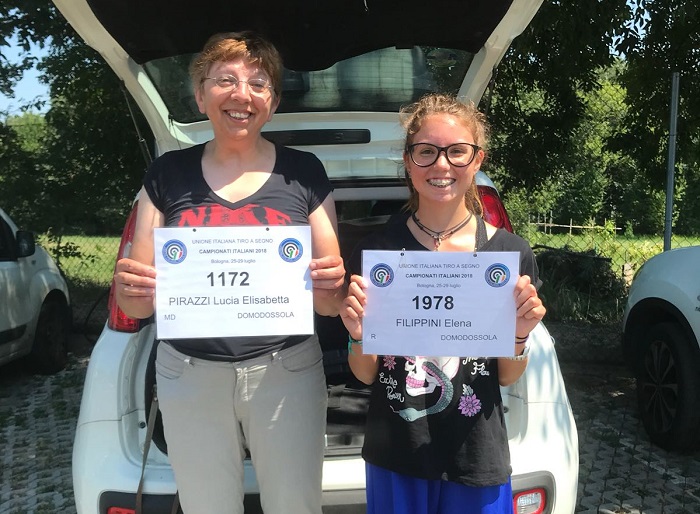 Lucia Pirazzi e Elena Filippini in evidenza ai Campionati italiani di tiro a segno
