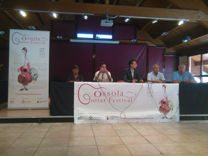 Presentata la ventiduesima edizione dell'Ossola Guitar Festival