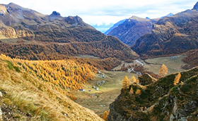 corta alpe veglia vista balma