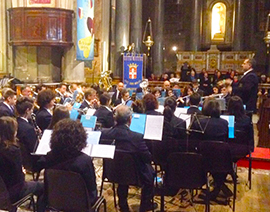 corta coro banda collegiata