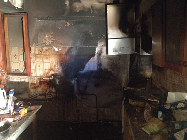 appartamento incendio