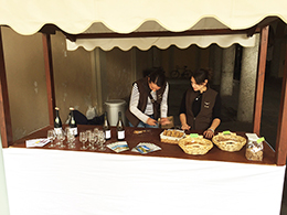 corta parchi bancarelle