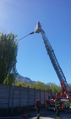 a autoscala vigili fuoco