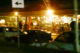 b bar discussione notte