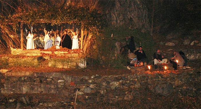 Il Presepe Vivente a Vogogna la vigilia di Natale