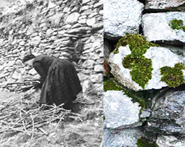 b muro sasso antico vecchia