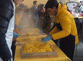 b polenta carnevale versata