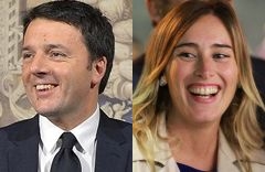 Matteo Renzi and Maria Elena Boschi