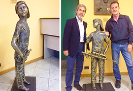 b statua bambino soldato casa 40 gesu