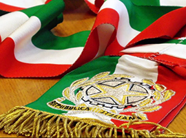 b fascia tricolore sindaco