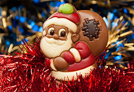b natale babbo cioccolato