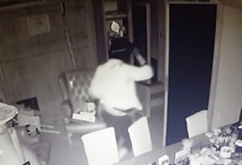 b furto notte teleamera