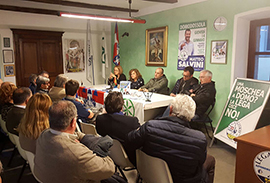 b lega sede riunione elezioni domo