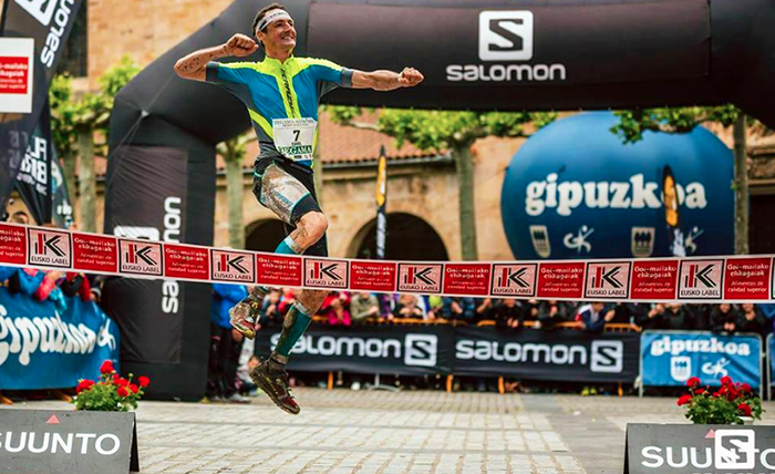  Il numero 1 del ranking mondiale dello Skyrunning Tadei Pivk alla Veia di Bognanco