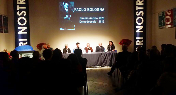 Il libro dedicato a Paolo Bologna protagonista alla Fabbrica. Video e fotogallery