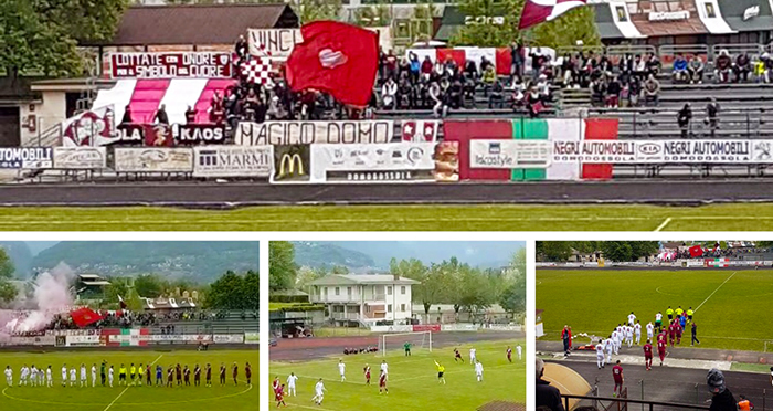 Juve Domo: dopo i primi 45 minuti in vantaggio per 1-0 sul Cerano. Borgaro sotto 2-0. Video
