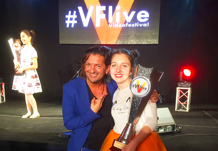 La domese Valentina Oliva trionfa tra i "musical" al VideoFestival Live 2017