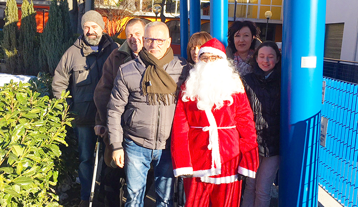 Visita di Babbo Natale alla Casa di riposo di Premosello