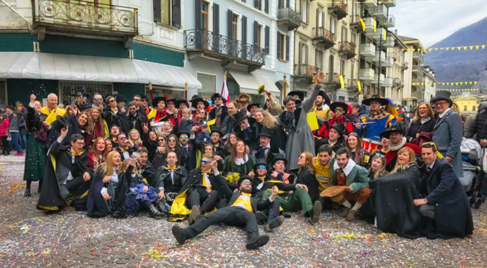 Ultimo giorno di Carnevale, a Domo tombolone, balli e distribuzione gratuita di pane e nutella