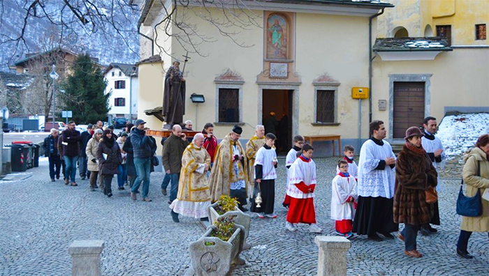 Sant'Antonio Abate celebrato a Cimamulera. Fotogallery