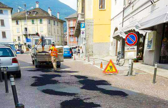 lavori asfaltoi domo centro
