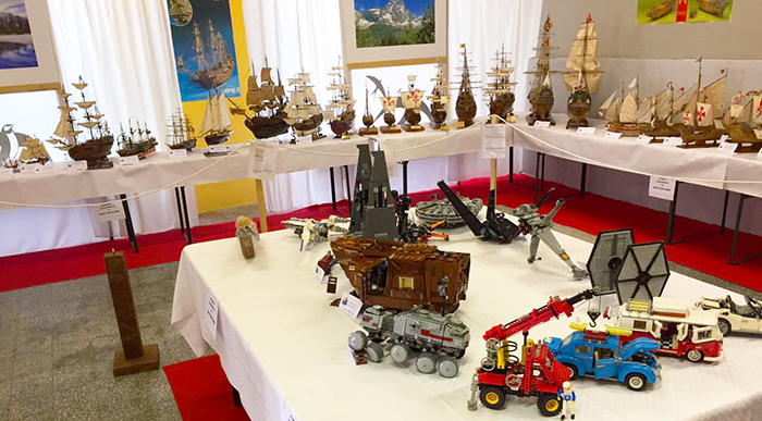 Mostra di modellismo alla Soms domese. Foto