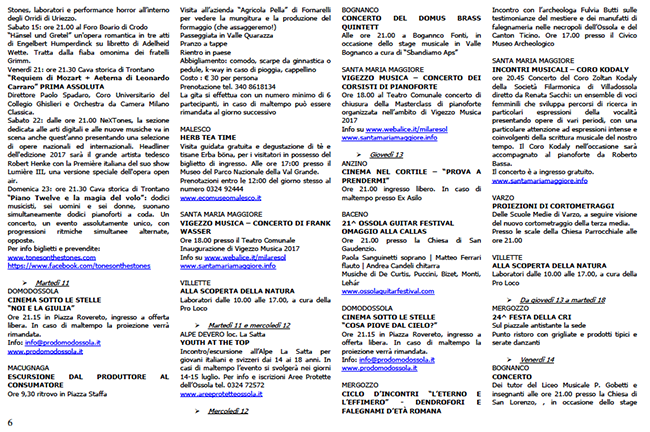 eventi in ossola weekend 7 luglio 2017 Schermata 2017 07 06 alle 16.20.30