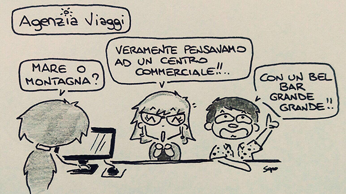 La nuova vignetta di Sapo sulle vacanze