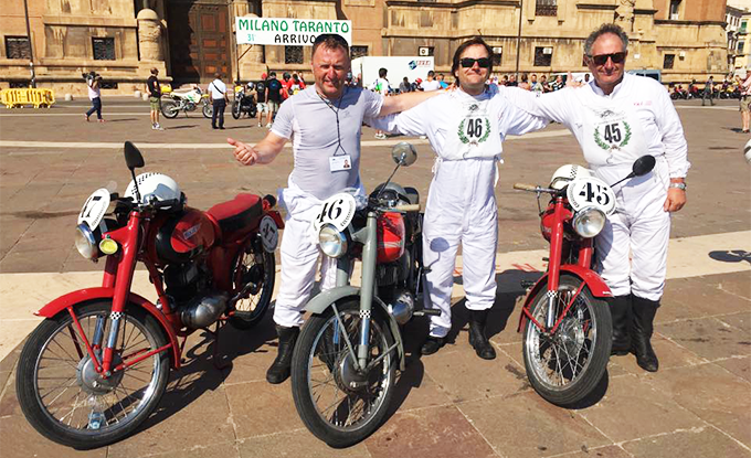 Milano – Taranto: ossolani protagonisti alla gara delle moto d'epoca 