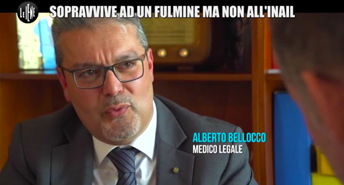 In tv alle Iene il medico domese Alberto Bellocco per una consulenza. Video