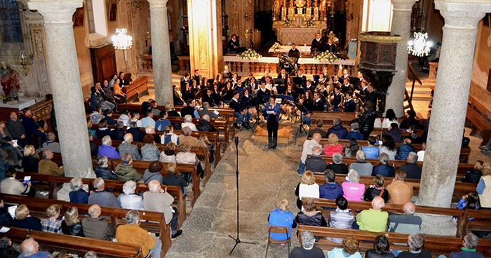 Concorso interbandistico in Anzasca: concerto di gala del Corpo di Bannio. Fotogallery