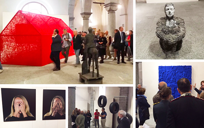 L'arte contemporanea a Palazzo San Francesco. Inaugurata la mostra "Da Kounellis a Shiota". Video